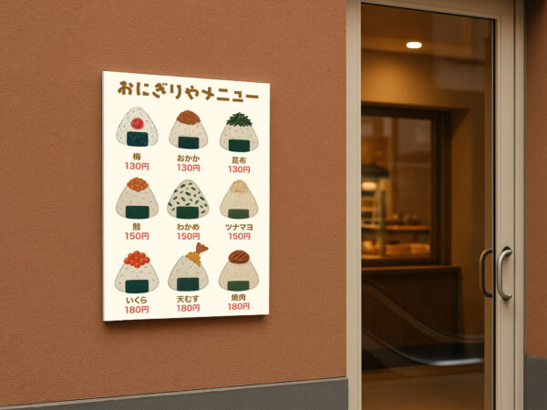 掲示板・メニューボードに